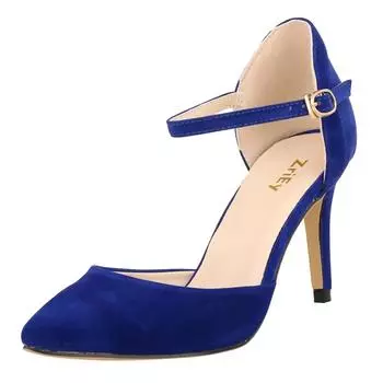 Женские сандалии летние туфли на высоком каблуке классические элегантные туфли-лодочки модные красные туфли на каблуке с ремешками на щиколотке офисные вечерние свадебные туфли большого размера 35