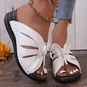 Женские сандалии, летняя обувь для женщин, сандалии на низком каблуке, шлепанцы без шнуровки, летняя обувь, удобная обувь на каблуке, Zapatos Mujer 36