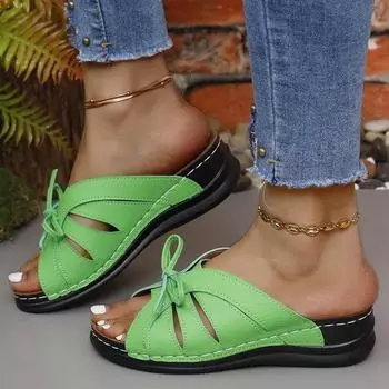 Женские сандалии, летняя женская обувь больших размеров, уличные сандалии, женские сандалии на танкетке, пляжные сандалии, женская обувь 37 красный