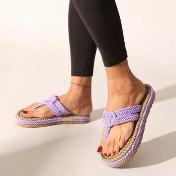 Женские сандалии Lilac Rope Rope