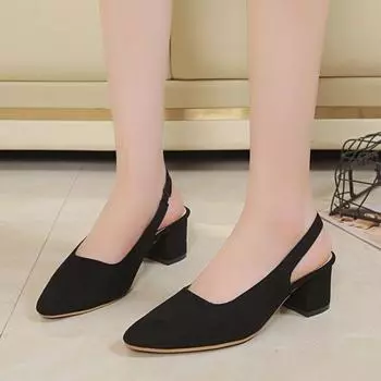 Женские сандалии на квадратном каблуке, элегантные летние тапочки, завязанные снаружи, кожаные женские 2024 года, модные женские сандалии на высоком каблуке 36 бежевый