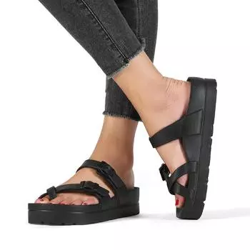 Женские сандалии на платформе Smile PoP, летние пляжные водонепроницаемые сандалии, модные шлепанцы с поддержкой свода стопы, мягкие, легкие, из ЭВА, на плоской подошве 37