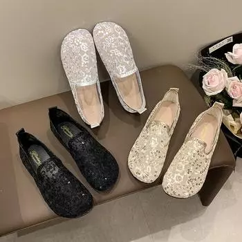 Женские сандалии на плоской подошве, новая летняя женская обувь без шнуровки, тонкие сухожильные нескользящие женские кроссовки на мягкой подошве, большой размер 41 35 серебряный