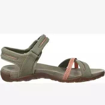 Женские сандалии на плоской подошве, повседневная пляжная женская обувь, женские летние уличные прогулочные треккинговые тапочки, модная обувь высокого качества 35 зелёный