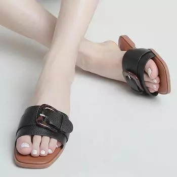 Женские сандалии на плоской подошве с острым носком Элегантные женские балетки 6