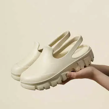 Женские сандалии на плоской подошве, водонепроницаемые и маслостойкие, обувь для поваров, высококачественная обувь для походов на открытом воздухе с мягкой подошвой, распродажа, обувь по низким ценам 40-41