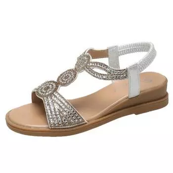 Женские сандалии новая летняя студенческая мода с юбкой фея стиль римские туфли P801 35