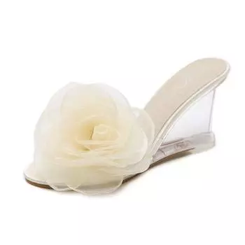 Женские сандалии с кристаллами, женские тапочки с кристаллами, пикантные прозрачные туфли с кристаллами на высоком каблуке, сандалии с цветочным узором LFD 41 розовый