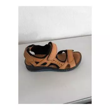 Женские сандалии с ремешком из натуральной кожи Комфортные повседневные качественные стильные легкие сандалии