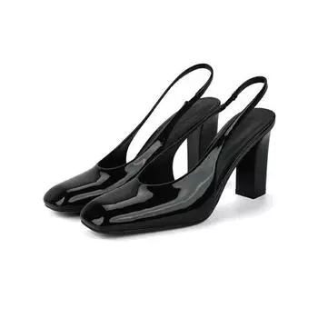 Женские сандалии с резинкой, закрытым носком, противоскользящие и износостойкие, новые летние уличные сандалии из ПУ красного/черного цвета 35