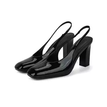 Женские сандалии с резинкой, закрытым носком, противоскользящие и износостойкие, новые летние уличные сандалии из ПУ красного/черного цвета 35 красный