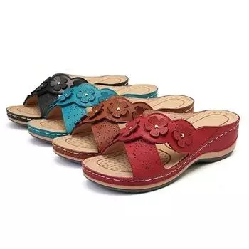 Женские сандалии, женская обувь в римском стиле, женская обувь с открытым носком, летняя обувь, пляжная обувь, сандалии на платформе 35 чёрный