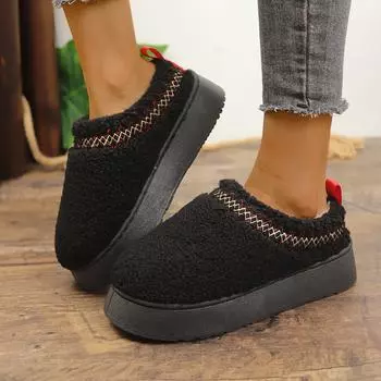 Женские сапоги 2024 года, новые зимние сапоги для снега, теплые повседневные роскошные мокасины, обувь для женщин, модные сапоги на платформе для женщин, Zapatos De Mujer 36 бежевый