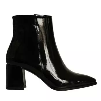 Женские сапоги из натуральной кожи на высоком каблуке