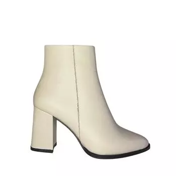 Женские сапоги из натуральной кожи на высоком каблуке