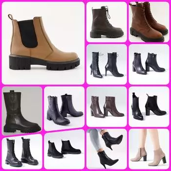 Женские сапоги из натуральной кожи, туфли на молнии из натуральной овечьей кожи