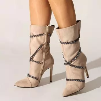 Женские сапоги из норки