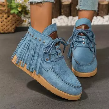 Женские сапоги Удобные замшевые модные сапоги Весна и Осень Зима Небольшие повседневные сапоги Дизайнерская обувь для женщин 36 чёрный