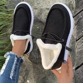 Женские сапоги зимние новые толстые сапоги для снега женские бархатные утолщенные мохнатые хлопковые туфли большого размера женские Botas De Mujer 36 абрикосовый