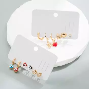 Женские серьги «Глаз дьявола», комплект персонализированных серег премиум-класса, темпераментные серьги-капли OneSize