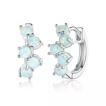 Женские серьги-гвоздики BAMOER из стерлингового серебра 925 пробы с мечтательными пузырьками и платиновым покрытием, изящные ювелирные изделия 925 silver серебряный