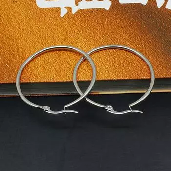 Женские серьги-гвоздики с подвесками, модные классические серьги с подвесками One Size серебряный