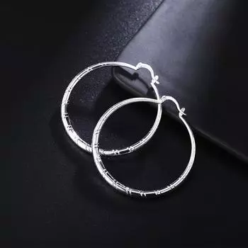 Женские серьги-гвоздики с подвесками, модные классические серьги с подвесками One Size серебряный