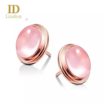 Женские серьги-гвоздики золотого цвета, новинка 2019 года, модные ювелирные изделия, женские серьги, розовые вечерние свадебные подарки розовый