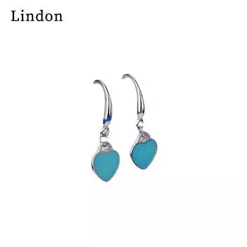 Женские серьги из медного сплава с цирконом Lindon - Серьги-подвески в подарок на свадебную вечеринку