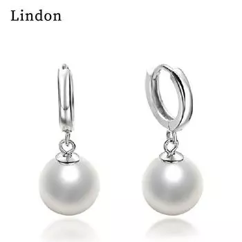 Женские серьги из медного сплава с цирконом Lindon - Серьги-подвески в подарок на свадебную вечеринку