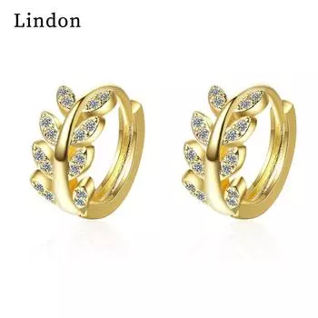 Женские серьги из медного сплава с цирконом Lindon - Серьги-подвески в подарок на свадебную вечеринку