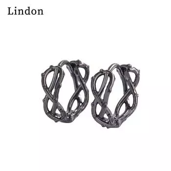 Женские серьги из медного сплава с цирконом Lindon - Серьги-подвески в подарок на свадебную вечеринку