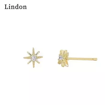 Женские серьги из медного сплава с цирконом Lindon - Серьги-подвески в подарок на свадебную вечеринку