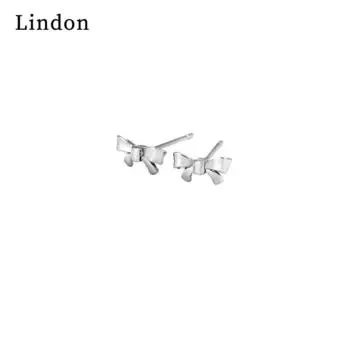 Женские серьги из медного сплава с цирконом Lindon - Серьги-подвески в подарок на свадебную вечеринку серебряный