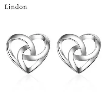 Женские серьги из медного сплава с цирконом Lindon - Серьги-подвески в подарок на свадебную вечеринку