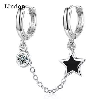 Женские серьги из медного сплава с цирконом Lindon - Серьги-подвески в подарок на свадебную вечеринку