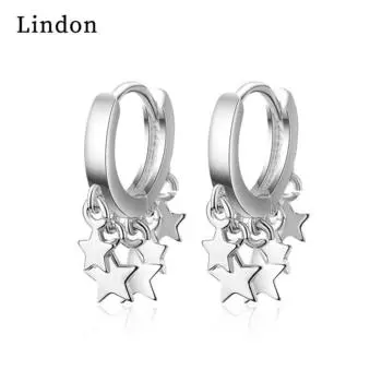 Женские серьги из медного сплава с цирконом Lindon - Серьги-подвески в подарок на свадебную вечеринку