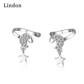 Женские серьги из медного сплава с цирконом Lindon - Серьги-подвески в подарок на свадебную вечеринку