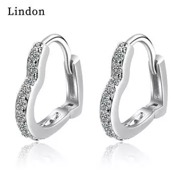 Женские серьги из медного сплава с цирконом Lindon - Серьги-подвески в подарок на свадебную вечеринку