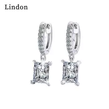 Женские серьги из медного сплава с цирконом Lindon - Серьги-подвески в подарок на свадебную вечеринку