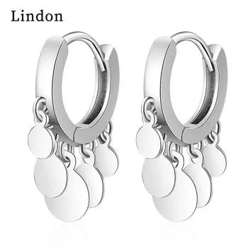 Женские серьги из медного сплава с цирконом Lindon - Серьги-подвески в подарок на свадебную вечеринку