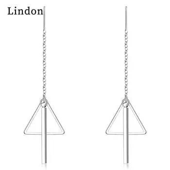 Женские серьги из медного сплава с цирконом Lindon - Серьги-подвески в подарок на свадебную вечеринку