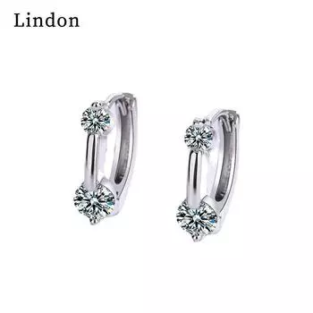 Женские серьги из медного сплава с цирконом Lindon - Серьги-подвески в подарок на свадебную вечеринку