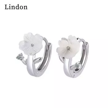 Женские серьги из медного сплава с цирконом Lindon - Серьги-подвески в подарок на свадебную вечеринку