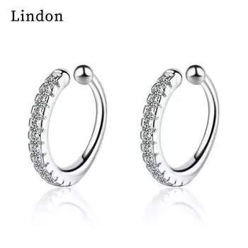 Женские серьги из медного сплава с цирконом Lindon - Серьги-подвески в подарок на свадебную вечеринку