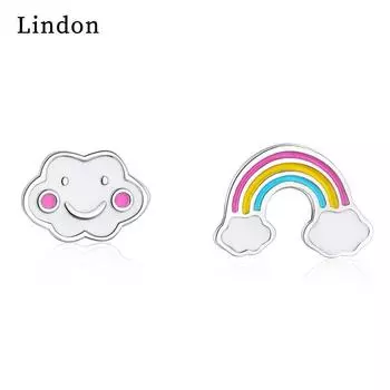 Женские серьги из медного сплава с цирконом Lindon - Серьги-подвески в подарок на свадебную вечеринку