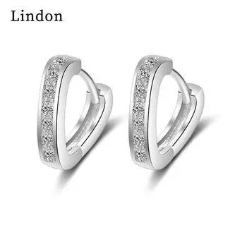 Женские серьги из медного сплава с цирконом Lindon - Серьги-подвески в подарок на свадебную вечеринку