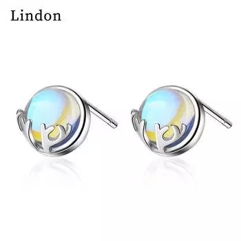 Женские серьги из медного сплава с цирконом Lindon - Серьги-подвески в подарок на свадебную вечеринку