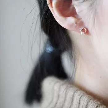 Женские серьги из стерлингового серебра 925 пробы с французским креативным жемчугом в горошек, легкие роскошные винтажные ювелирные изделия с покрытием из 14-каратного золота серебряный