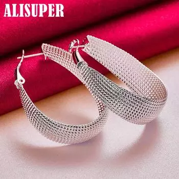 Женские серьги из стерлингового серебра 925 пробы, ювелирные изделия